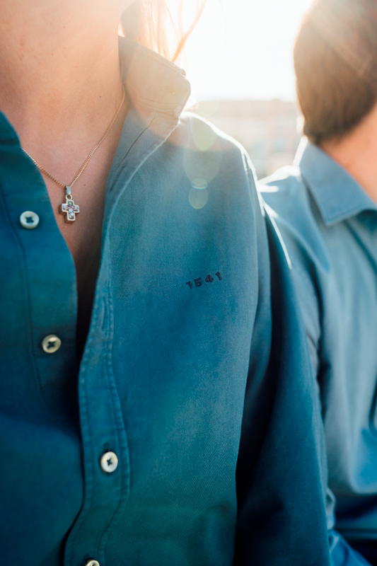 Camisa Pedro de Valdivia 1541 - Azul