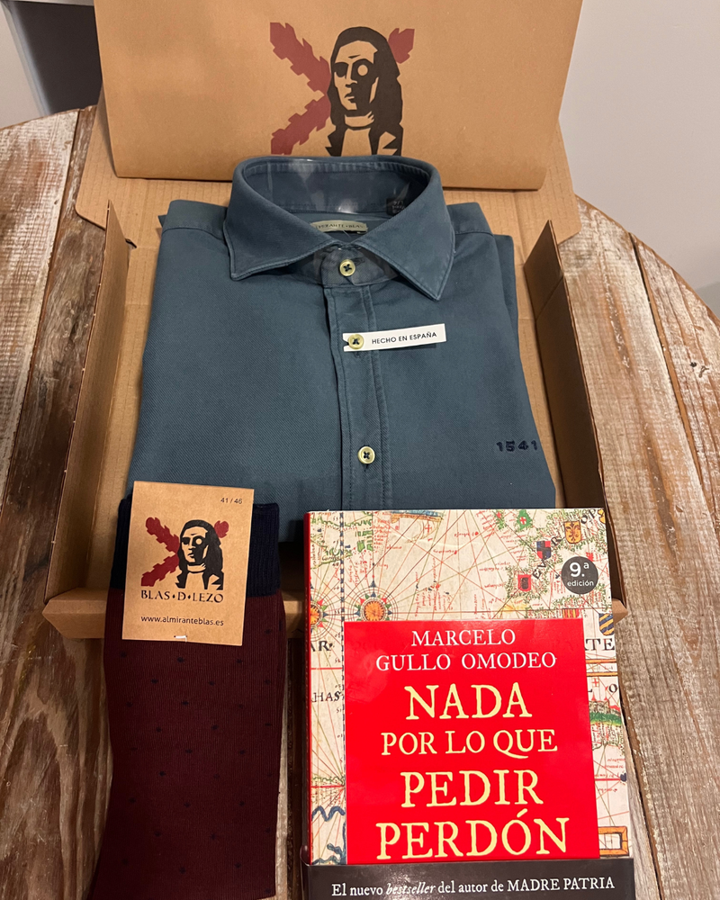 Regalo Conquistadores- 1541 Pedro de Valdivia- Azul