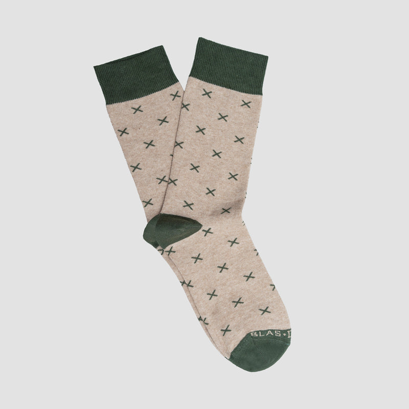 Pack Blas Cartagena Beige & Calcetines Verdes