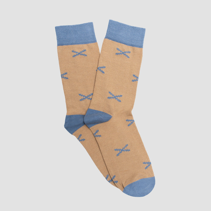 Calcetines Blas - Dorado & Azul