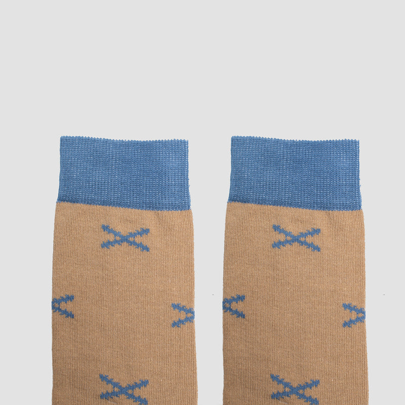 Calcetines Blas - Dorado & Azul