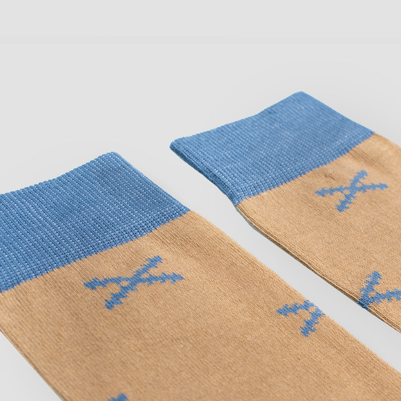 Calcetines Blas - Dorado & Azul
